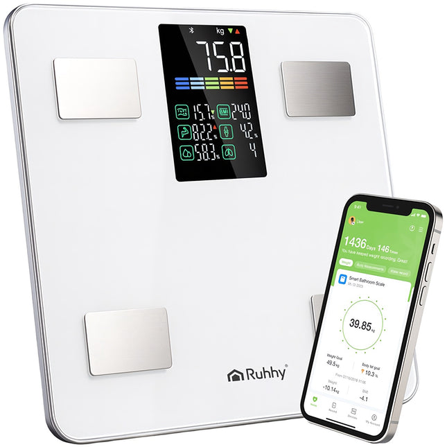 Smart Bathroom Scale, Body Composition Analysis, 226kg Capacity