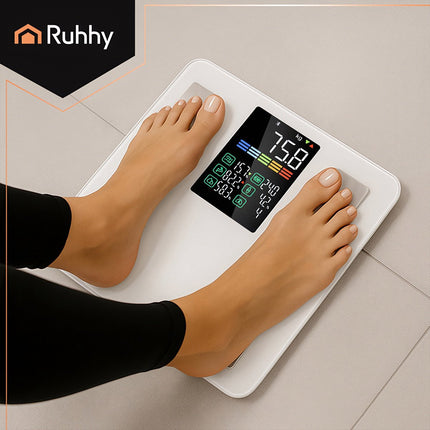 Smart Bathroom Scale, Body Composition Analysis, 226kg Capacity