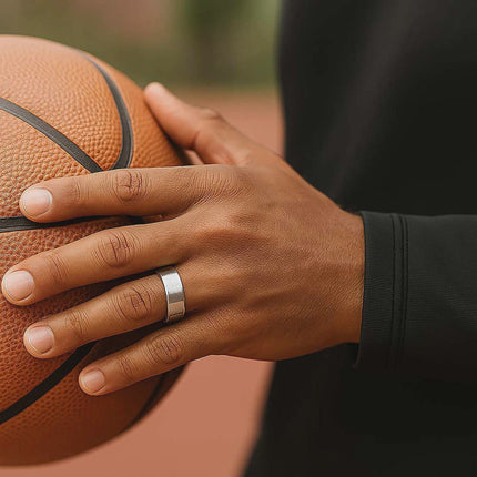 Smart Health Tracking Ring, Stainless Steel, XXS