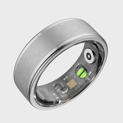 Smart Health Tracking Ring, Stainless Steel, XXS