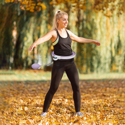 Adjustable Smart Hula Hoop with weight ball counter for adults