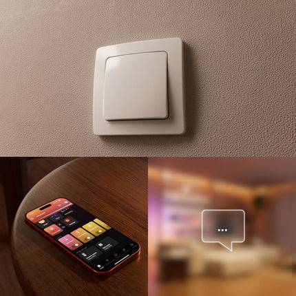 Smart Light Switch – Wired, 1-Channel, Neutral Required