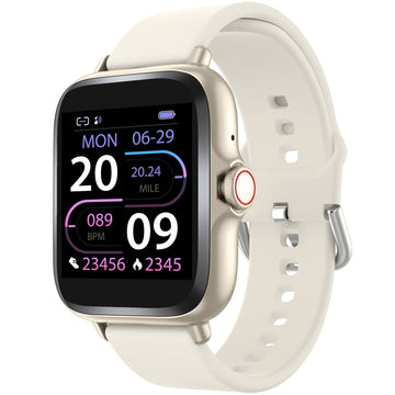 SmartWatch 1.44" display Heart sensor Beige
