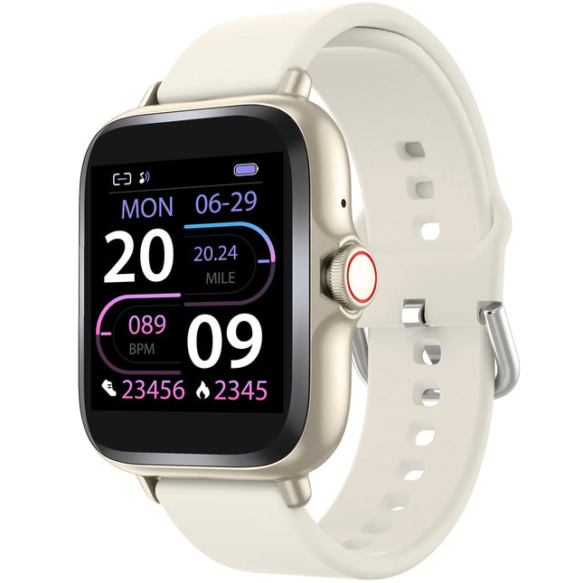 SmartWatch 1.44" display Heart sensor Beige
