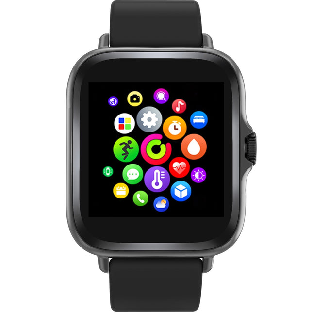 SmartWatch 1.44" display Heart sensor Black