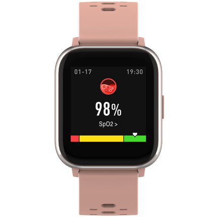 Smartwatch with temp, oxygen and heart rate