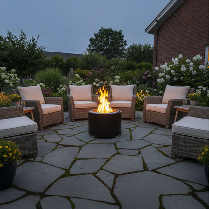 Smokeless Fire Pit, Stainless Steel, 49.5 cm