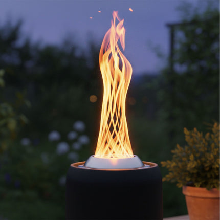 Smokeless Tabletop Fireplace, Ø16.5 cm, Portable