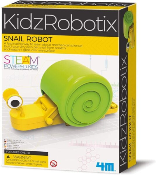 Snail Robot Kit for Kids, STEM Learning, Easy Assembly