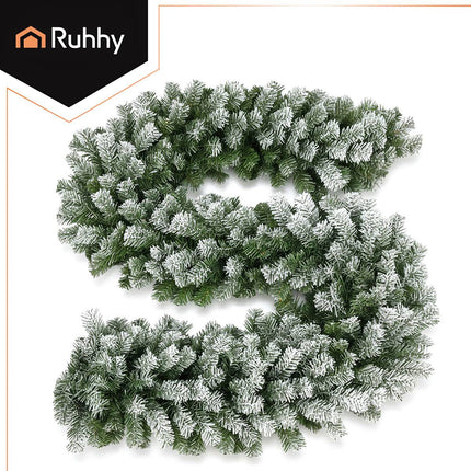 Snow-Covered Christmas Garland, 270cm, Flexible PVC