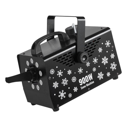 Snow Machine 900W with LED Light, Remote, 1L Tank
