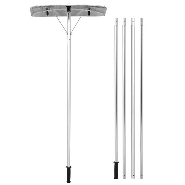 Snow Shovel 1.48-6.08m Adjustable Roof Rake Aluminum Snow Remover