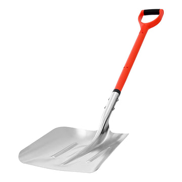 Snow Shovel, 35cm Wide Aluminum Alloy D-Handle