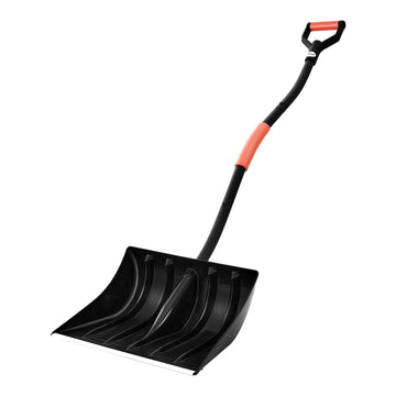 Snow Shovel 42cm Wide, D-Handle, Aluminum Blade