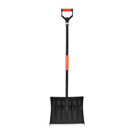 Snow Shovel 42cm Wide, D-Handle, Aluminum Blade