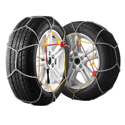 Snow Tire Chains, 2-Pack Manganese Steel, 15–18 in