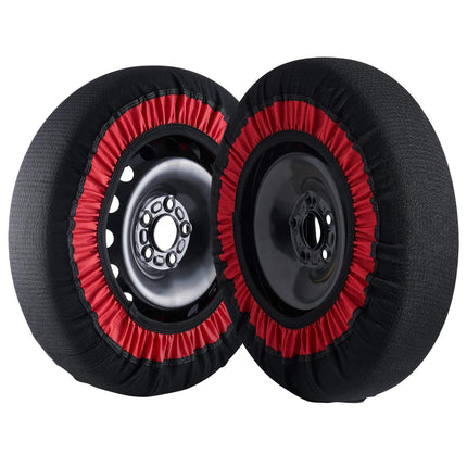 Snow Tire Socks, Polyester, Elastic Straps, XL 2-Pack