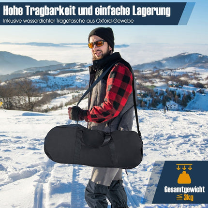 Snowshoe Set with Double Ratchet Binding, 63cm Gold