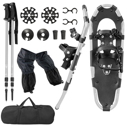 Snowshoes Set with Adjustable Poles and Carry Bag
