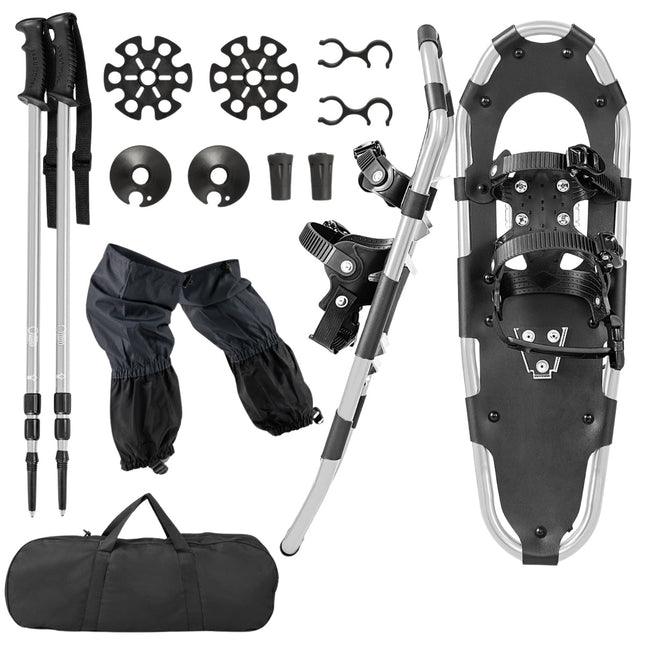 Snowshoes Set with Adjustable Poles and Carry Bag