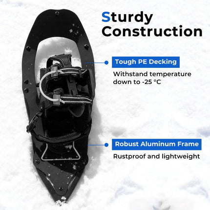 Snowshoes With Trekking Poles, 54cm, EU 35-40