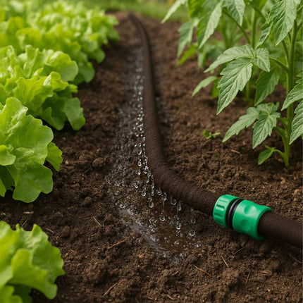 Soaker Hose for Hedges and Flower Beds, 70% Water Saving
