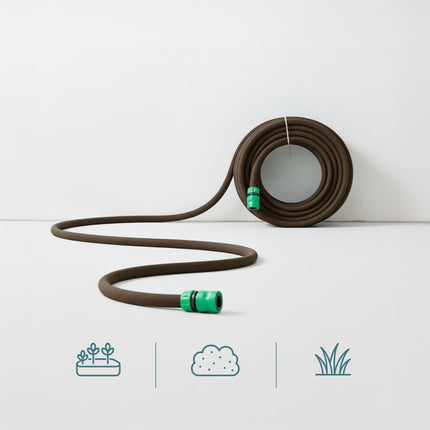 Soaker Hose for Hedges and Flower Beds, Water-Saving
