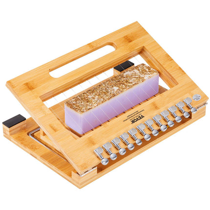 Soap Cutter, Bamboo Wire Slicer, 12 x 1-Inch Bars