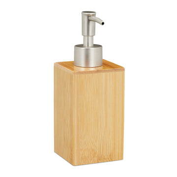 Soap pump in bamboo