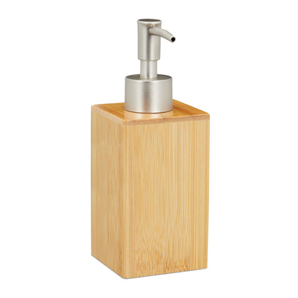 Soap pump in bamboo