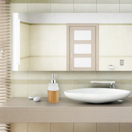 Soap pump in bamboo