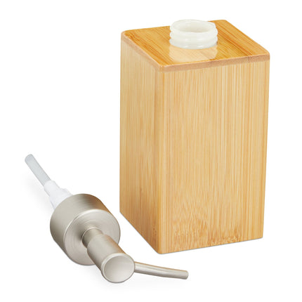 Soap pump in bamboo