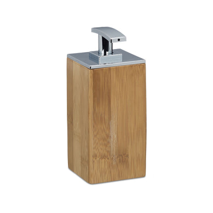 Soap pump in bamboo