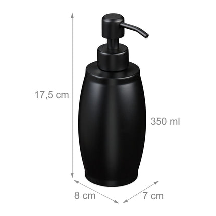Soap pump in stainless steel 350 ml