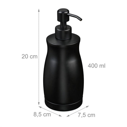 Soap pump in stainless steel 400 ml