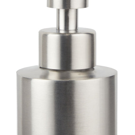 Soap pump in stainless steel