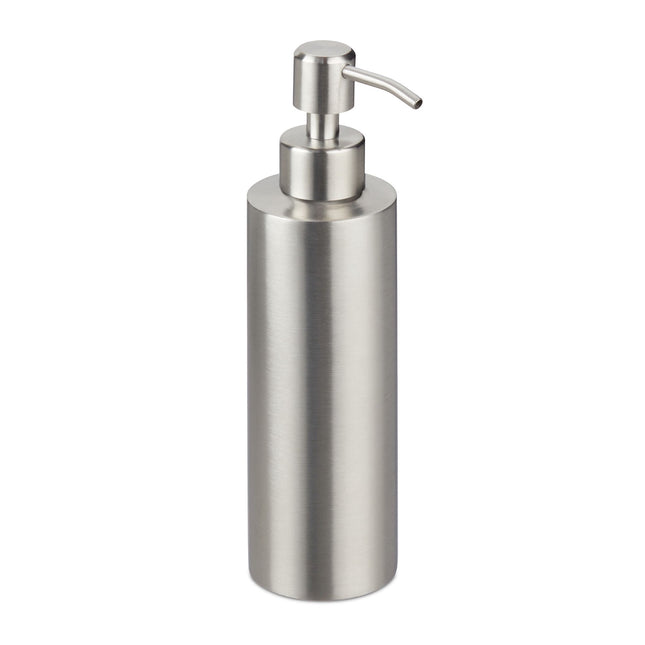 Soap pump in stainless steel