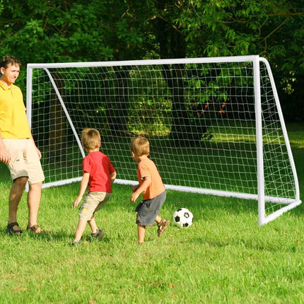 Soccer Goal 365x182 cm with Durable Net & Stakes