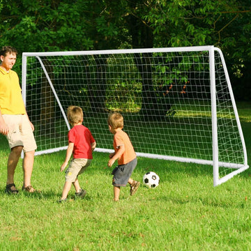 Soccer Goal 365x182 cm with Durable Net & Stakes