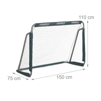 Soccer goal in gray