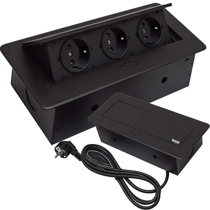 Socket hidden in the countertop - triple Izoxis 21659