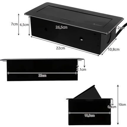 Socket hidden in the top - double Izoxis 21446