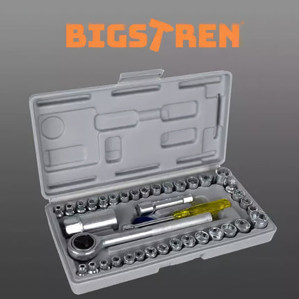 Socket wrench set - 40 pcs. Bigstren 19168