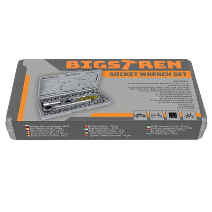 Socket wrench set - 40 pcs. Bigstren 19168