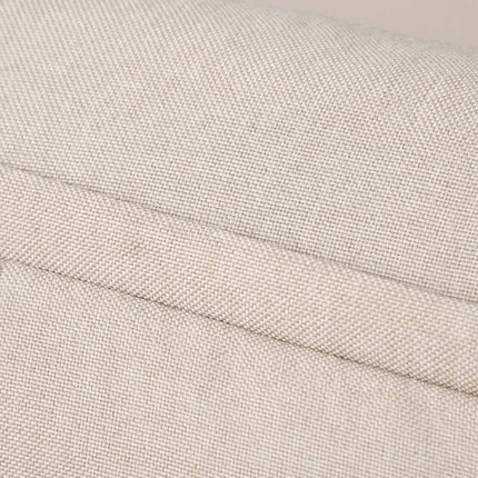 Folding sofa bed with adjustable backrest, linen look