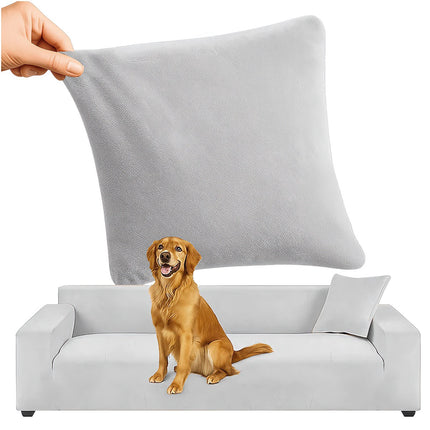 Sofa Cover, Light Gray, 190-230cm Stretch Fit