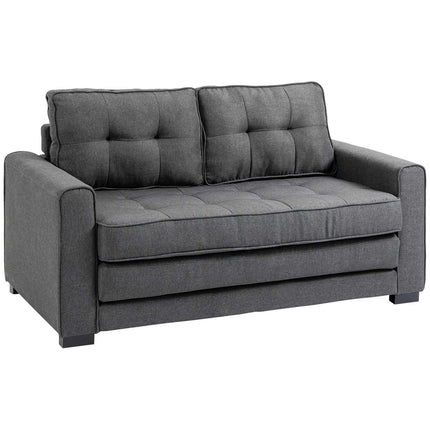 Gray linen Touch folding sofa bed with sleep function