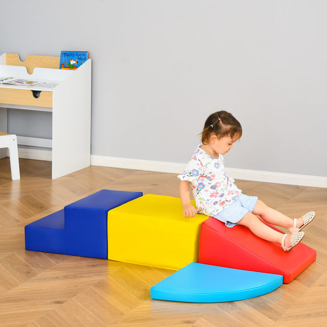 Building blocks in foam, soft, giant, multicolored, 12-36 months