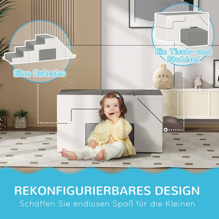 Building blocks in giant foam, artificial leather, 1-3 years