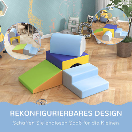 Soft foam building blocks for toddlers, set of 4